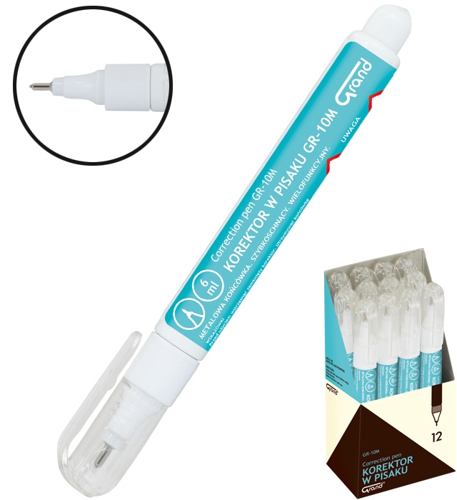 Korektor GRAND met.końc. GR-10M 6ml. 160-1928 KW