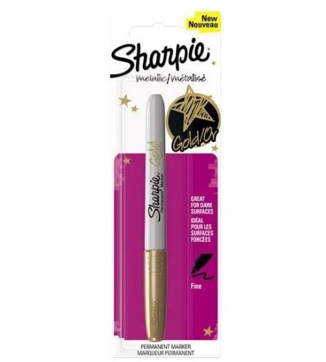 Marker perm.SHARPIE MET.GOLD 1849111 złoty blister
