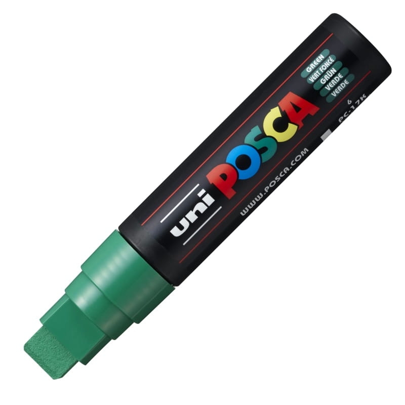 Marker z farbą plakatową Posca PC-17K, zielony, Uni