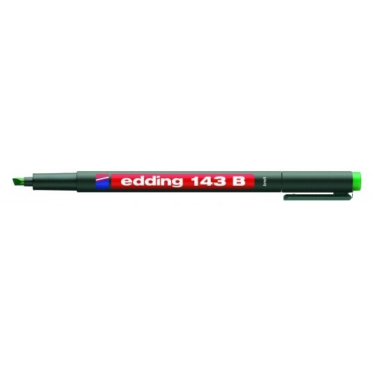 Marker niezmywalny do folii 1-3mm zielony 143B/004/ZI ED EDDING