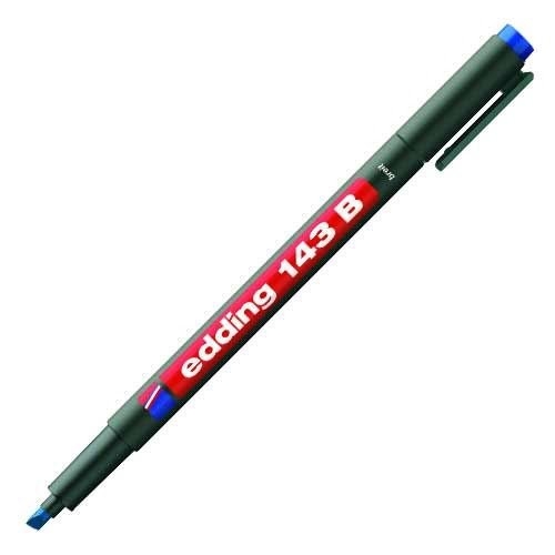 Marker niezmywalny do folii 1-3mm niebieski 143B/003/N ED EDDING