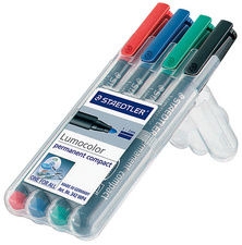 Marker 342WP4 4szt. w etui STAEDTLER COMPACT