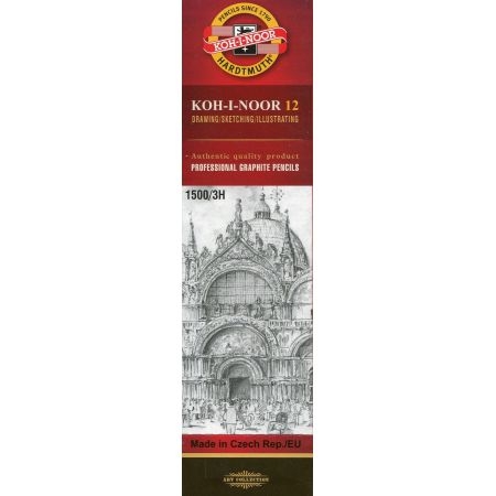 Ołówek grafitowy 1500-3H (12) KOH I NOOR