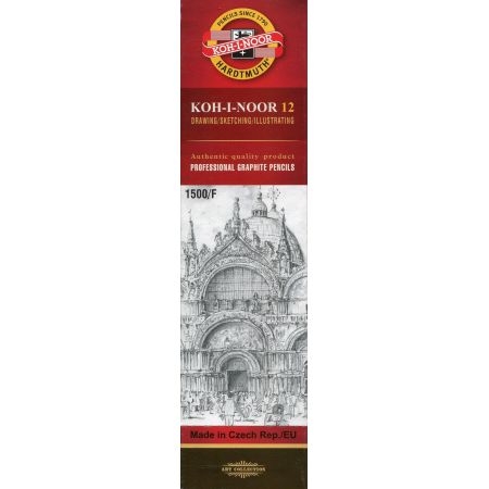 Ołówek grafitowy 1500-F (12)* KOH I NOOR