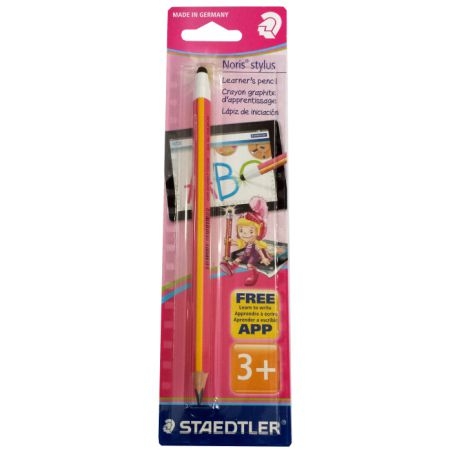 Ołówek NORIS stylus HB tr.róż. SB 119202BKL z rysikiem do tabletów