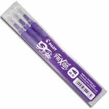 Wkład FRIXION CLIKER 0,5mm fioletowy (3 sztuki) PIBLS-FR5-V-S3-E PILOT