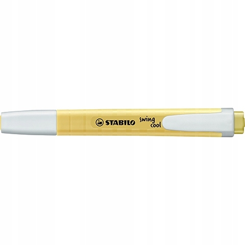 Zakreślacz STABILO swing cool 275/144-8 pastel mleczny żółty