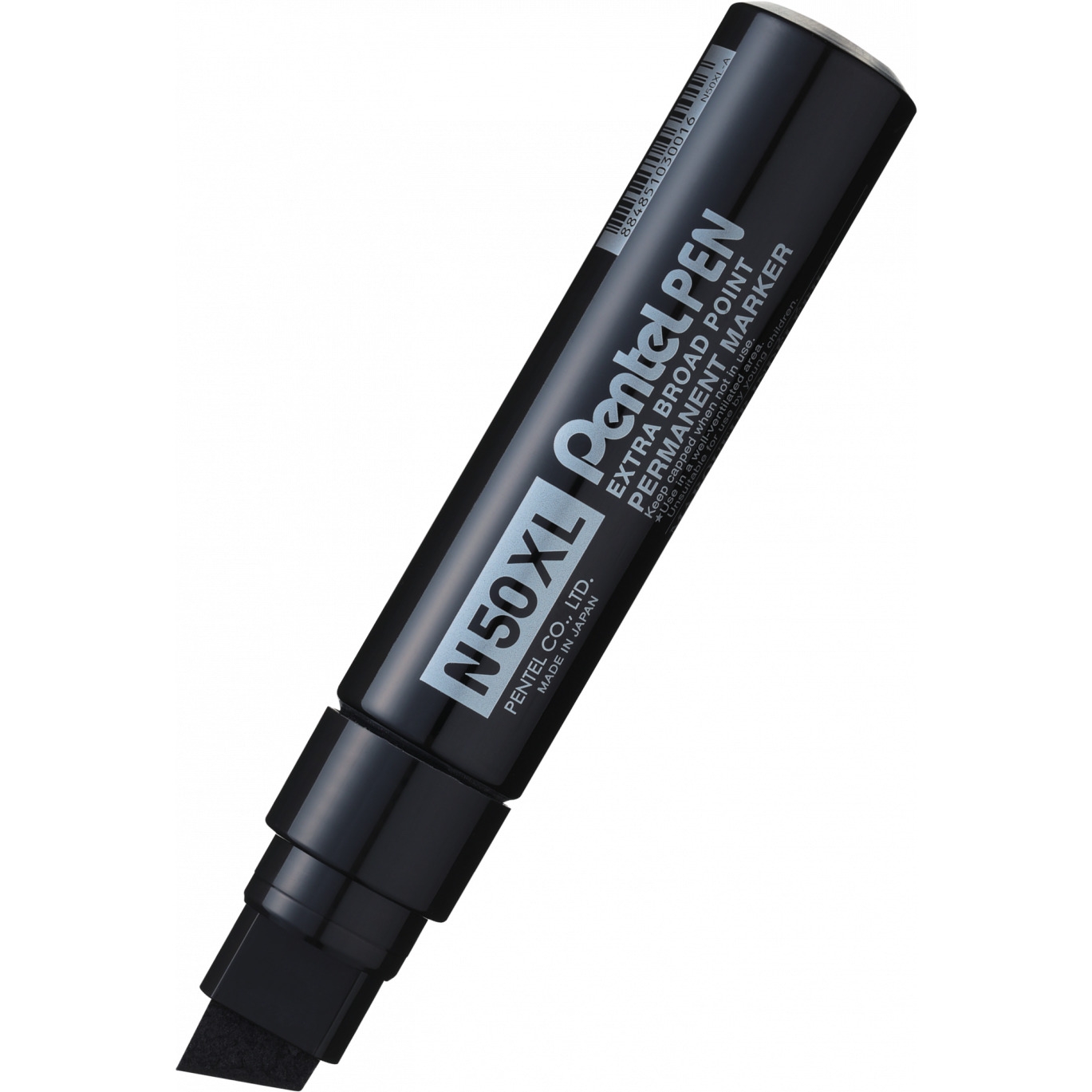 Marker permanentny N50XL-A czarny ścięty 8-15,4mm PENTEL