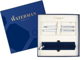 Komplet HEMISPHERE biały CT FP+BP+etui WATERMAN S1889214