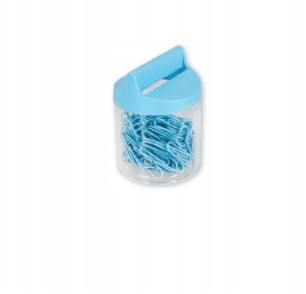 Spinacz powlekany pastelowy c.niebieski 28mm(100)op.mag. 6028M100-077