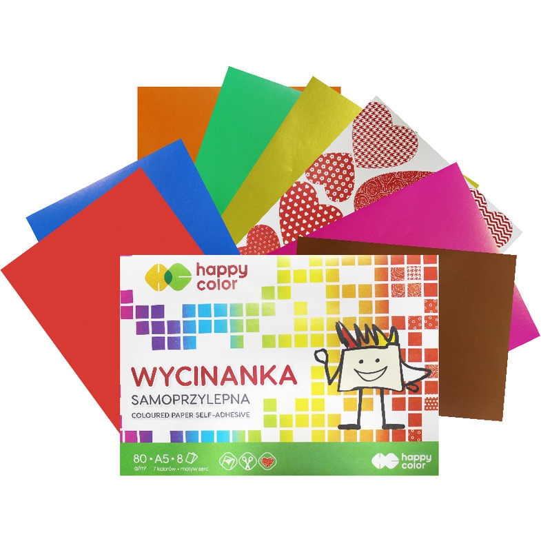 Blok rysunkowy A4 100g. biały 20arkuszy 3710 2030-MO Happy Color