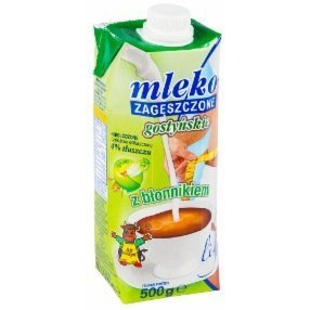 Mleko GOSTYŃ 500g niesłodzone light z błonnikiem 4%