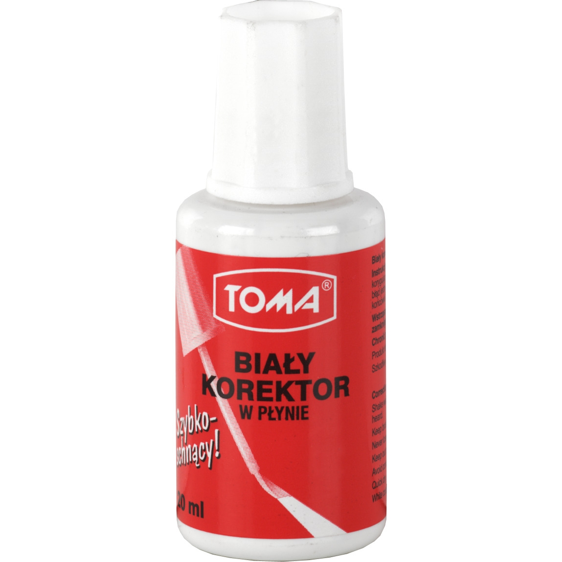 Korektor w płynie 20ml TO-019 pędzelek TOMA