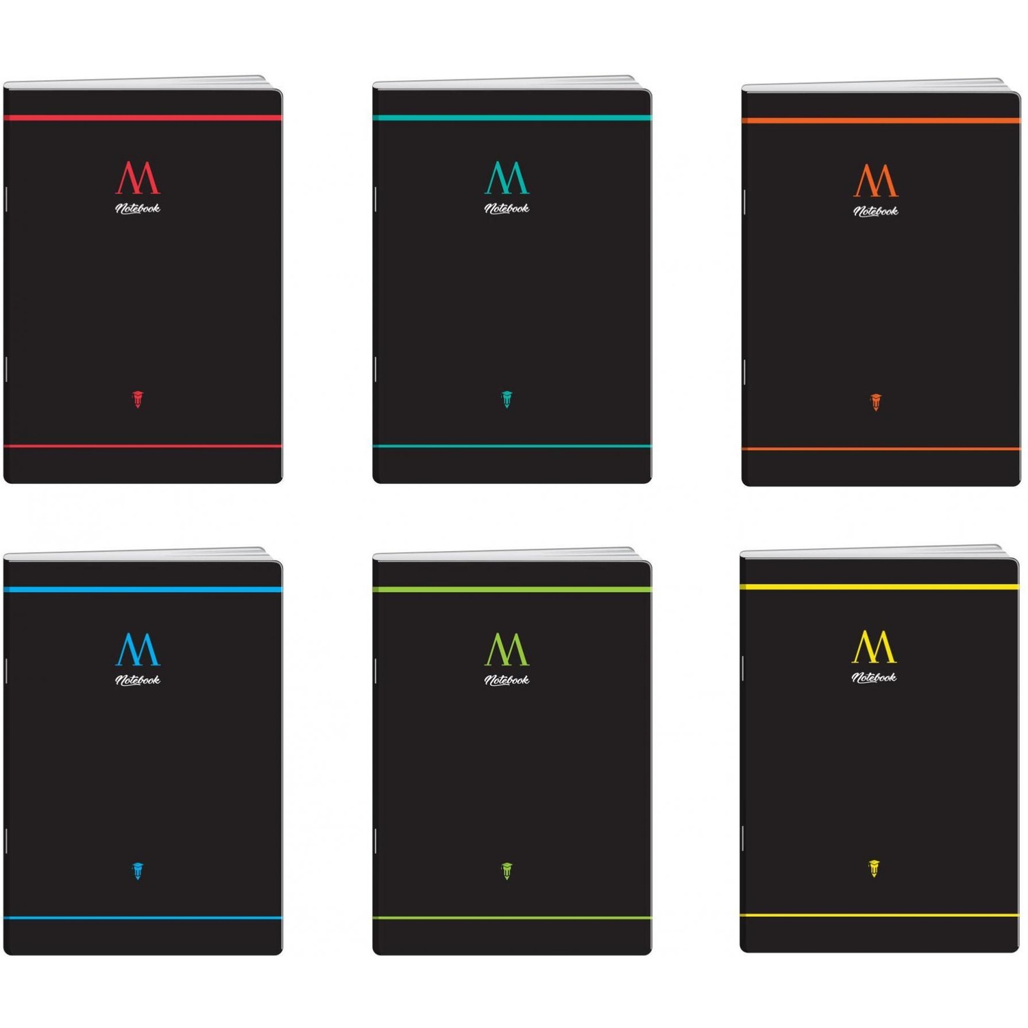 Zeszyt A4 80k w kratkę okładka miękka MANAGER EL-M14-080-KA4