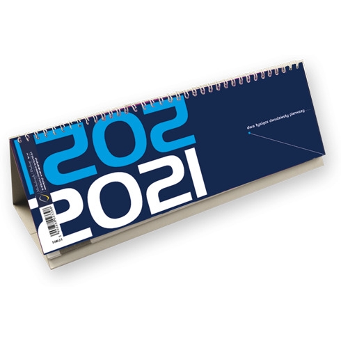 Kalendarz ze spiralką - poziomy 2022 T-100-2-01 Michalczyk i Prokop