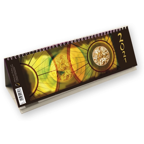 Kalendarz ze spiralką - poziomy 2022 T-100-2-08 Michalczyk i Prokop