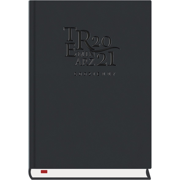 Terminarz Codzienny 2022 - czarny T-255T-1V Michalczyk i Prokop
