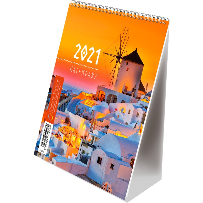Kalendarz ze spiralką - pion B6 T-103-03 Michalczyk i Prokop