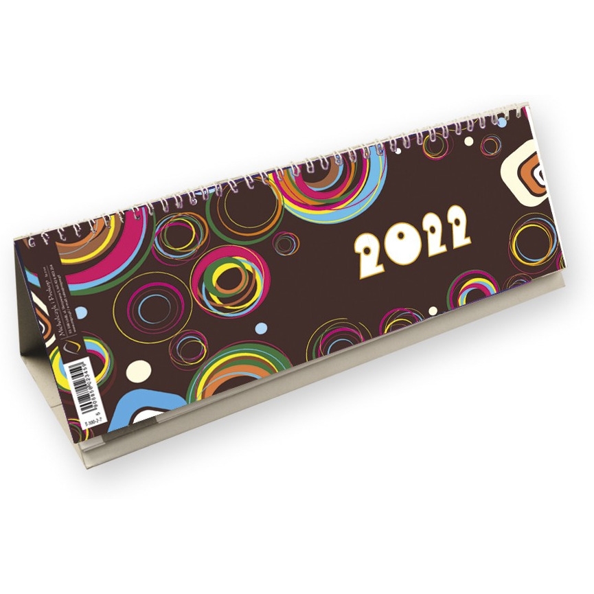 Kalendarz ze spiralką - poziomy 2022 T-100-2-07 Michalczyk i Prokop