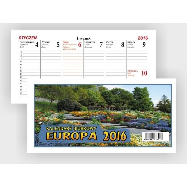 Kalendarz biurowy EUROPA B4 BESKIDY
